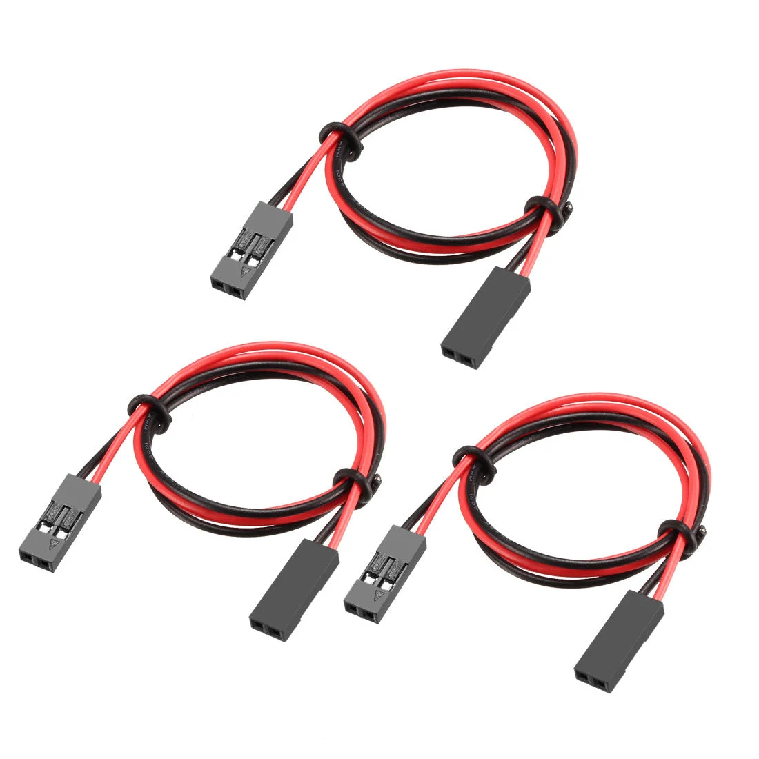 Female to Female 2P Jumper Wire 2.54mm Pitch Ribbon Cable Breadboard DIY 31cm 10pcs