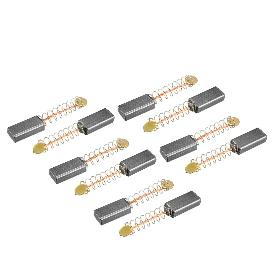 Carbon Brushes for Electric Motors 13mm x 6mm x 4mm Replacement Repair Part Set of 10