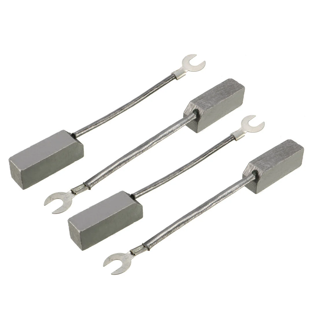 Carbon Brushes 32mm x 12.5mm x 10mm Graphite for Electric Motor Replacement Parts Set of 4