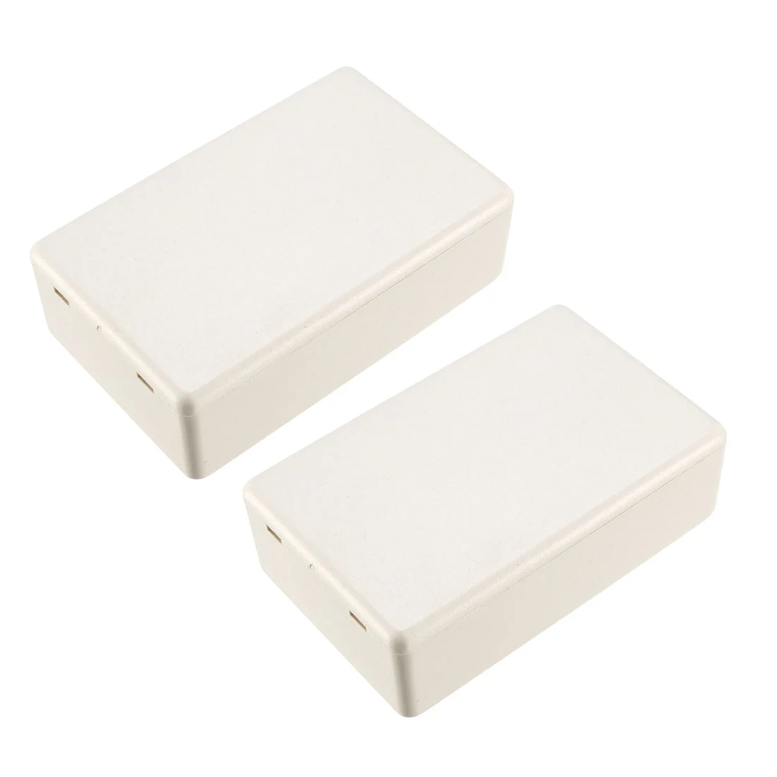 2pcs 80 x 50 x 26mm Electronic Plastic DIY Junction Box Enclosure Case Beige