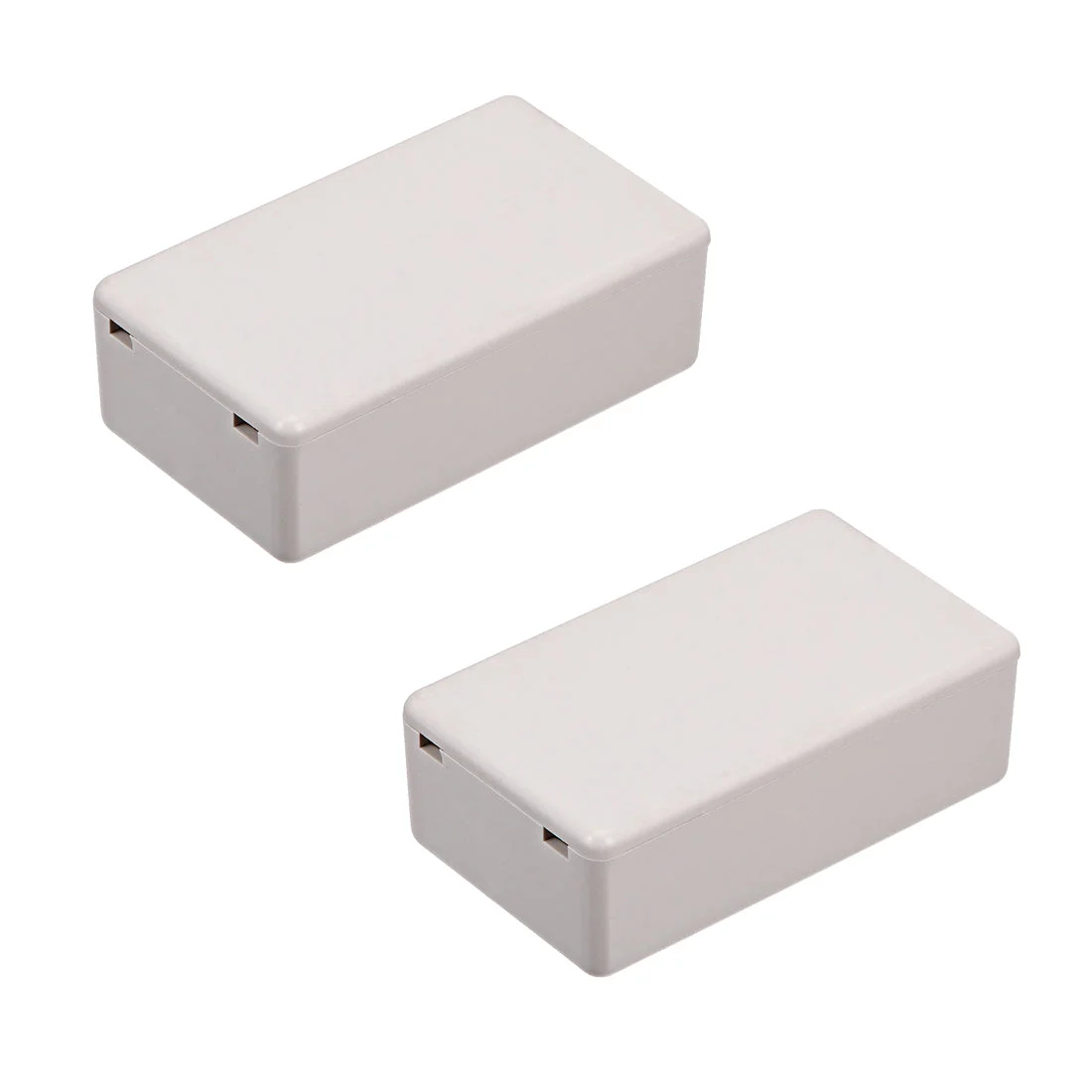 2Pcs 71 x41 x 23mm Electronic Plastic DIY Junction Box Enclosure Case Grey White