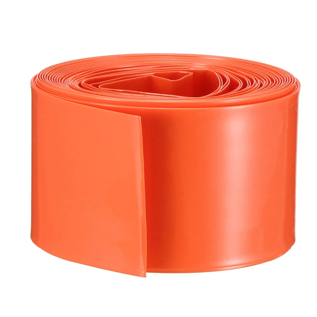 PVC Heat Shrink Tubing 29.5mm Flat Width for 18650 5M Orange