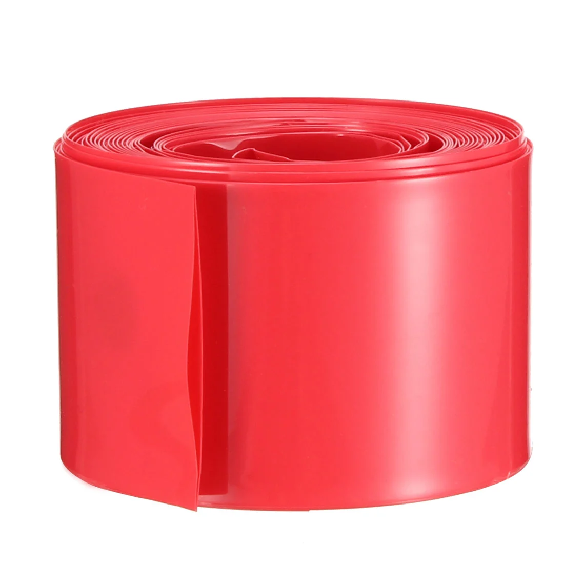 PVC Heat Shrink Tubing 29.5mm Flat Width for 18650 5M Red