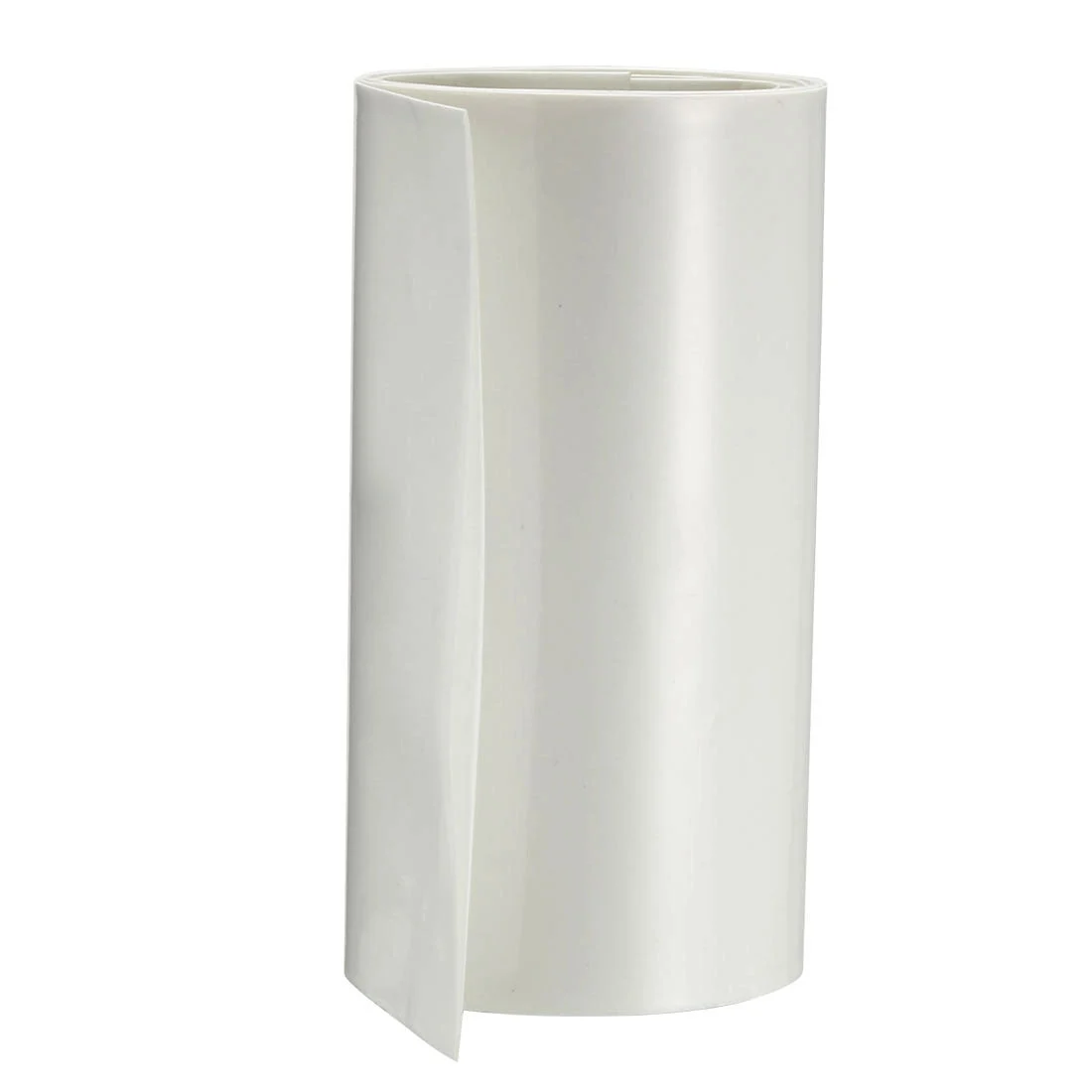 Battery Wrap PVC Heat Shrink Tubing 105mm Flat Width for Power Supplies 1 Meter Length White