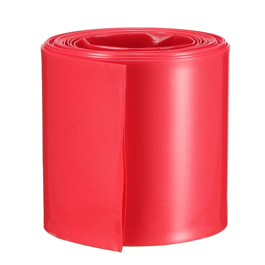 PVC Heat Shrink Tubing 43mm Flat Width for 26650 2M Red