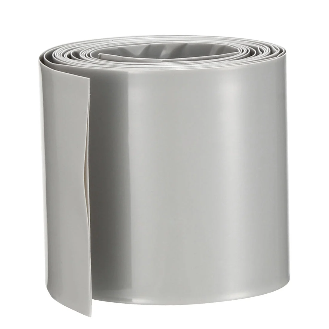 PVC Heat Shrink Tubing Tube 50mm Flat Width for 18650 2M Gray