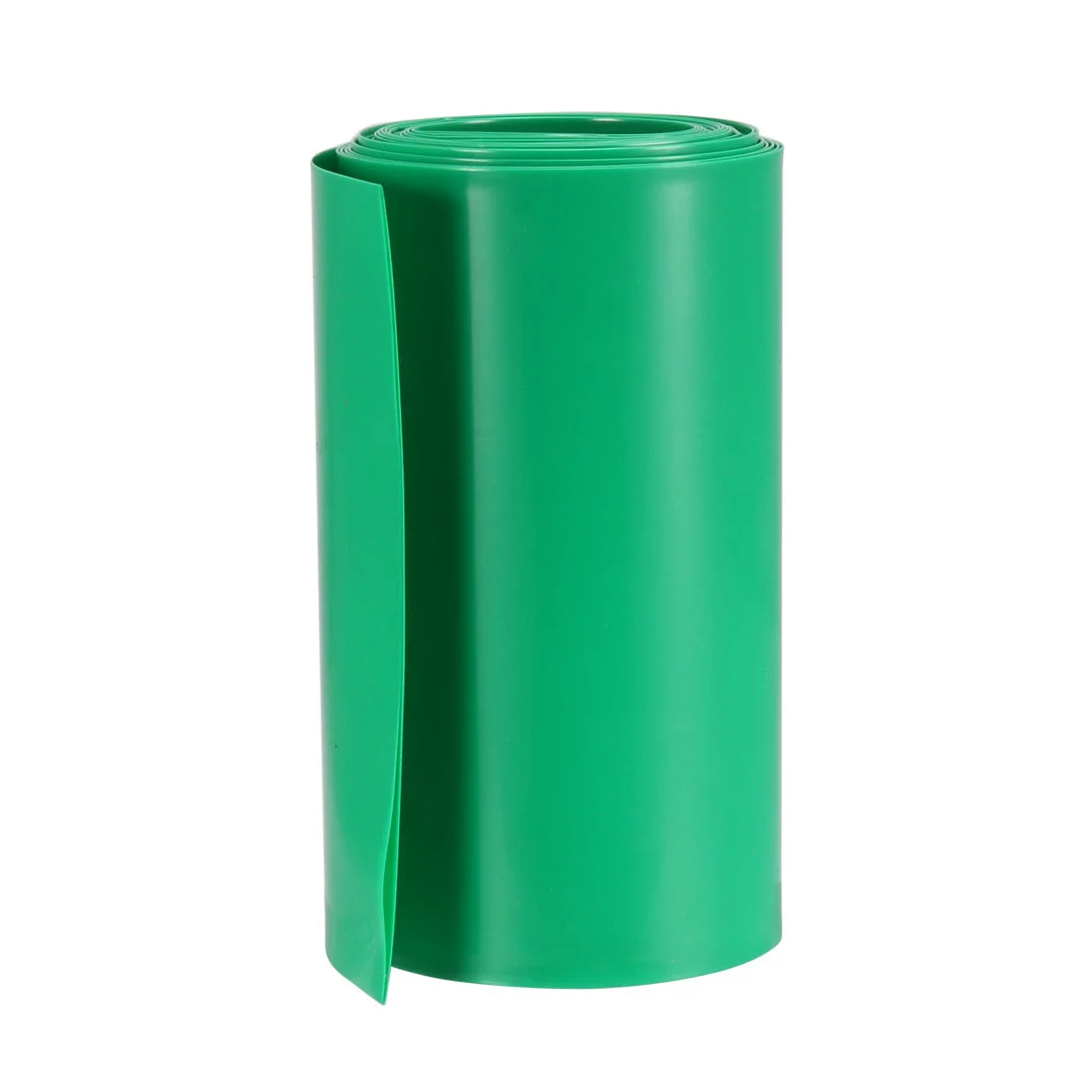 PVC Heat Shrink Tubing Tube 70mm Flat Width for 18650 2M Green