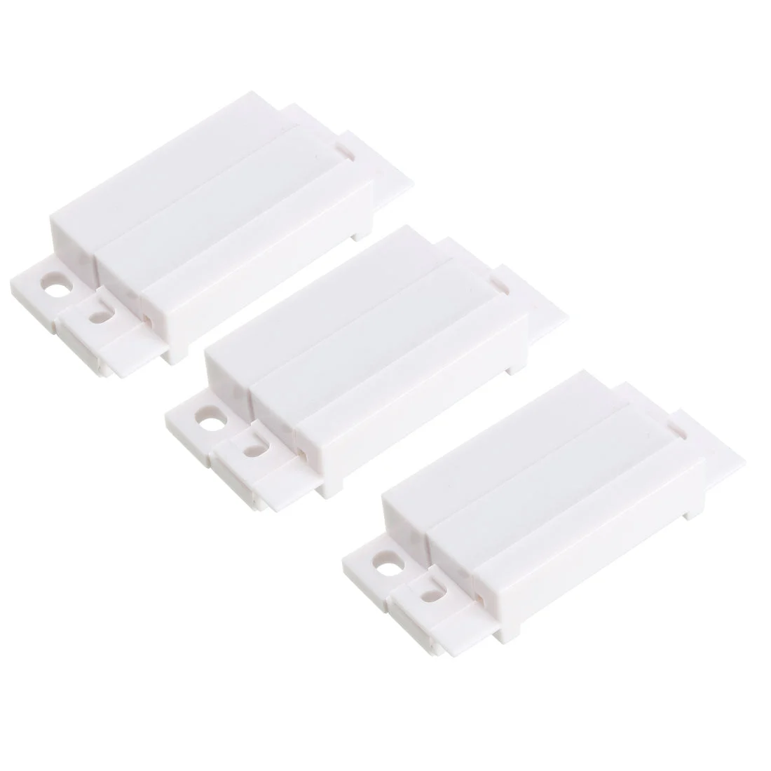 3pcs MC-31 Surface Mount Wired NO+NC Door Contact Sensor Alarm Magnetic Reed Switch White