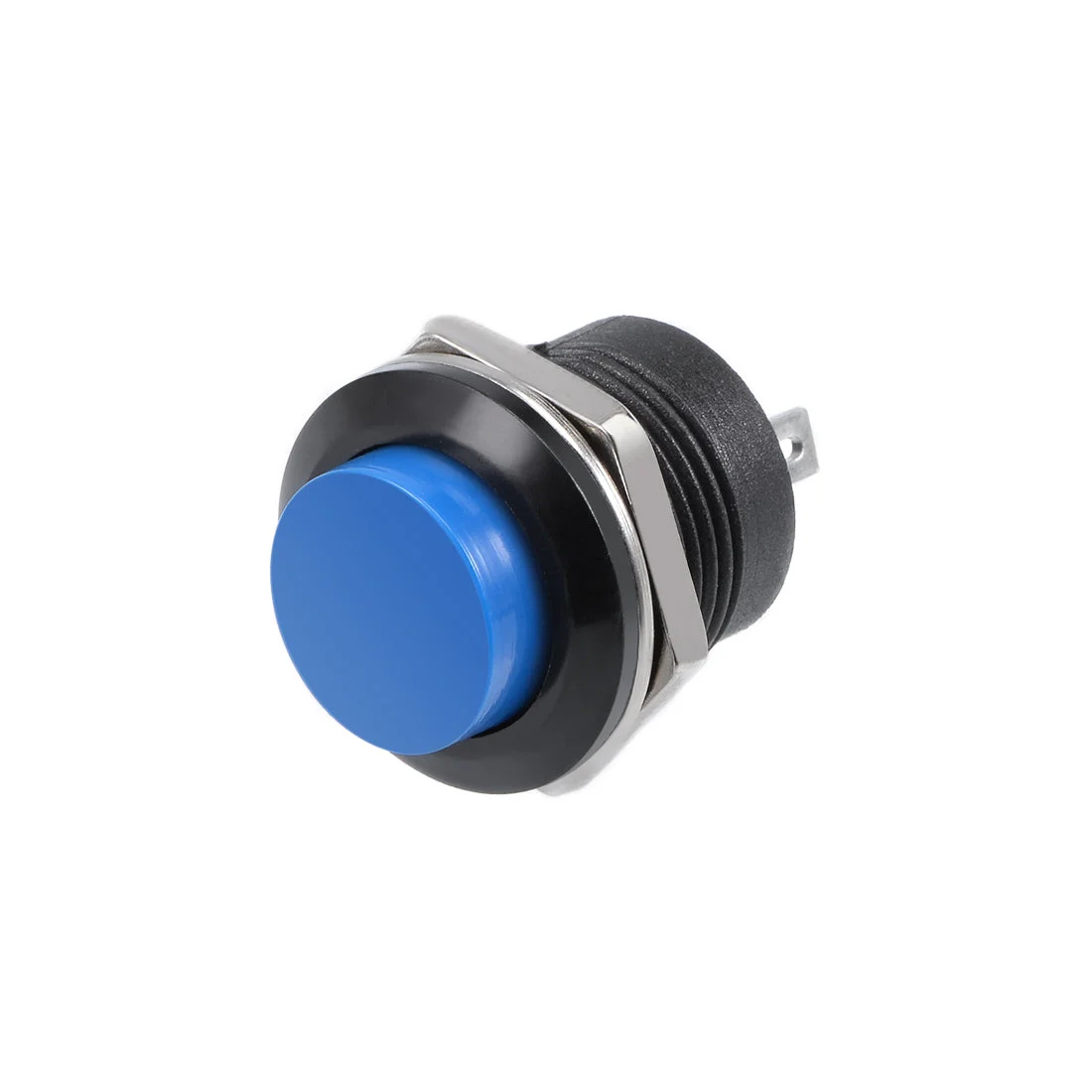 5Pcs,16mm Blue Momentary Push Button Switch Round Raised Button R13-507 SPST NO