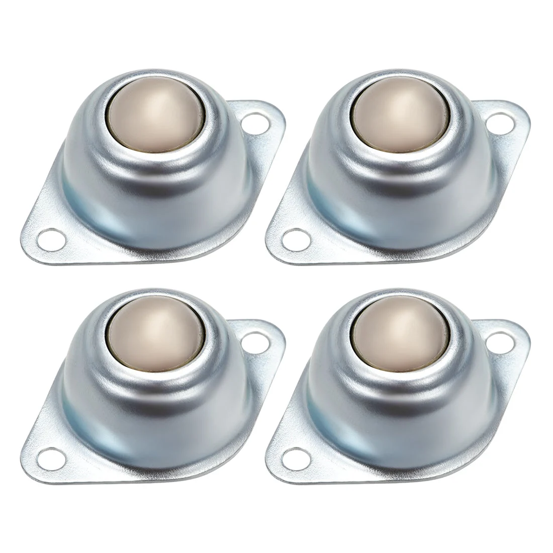 Ball Transfer Units CY-15A Flange Mounted 5/8-inch Roller Ball Transfer Bear Caster 22lb Load Capacity 4 Pcs