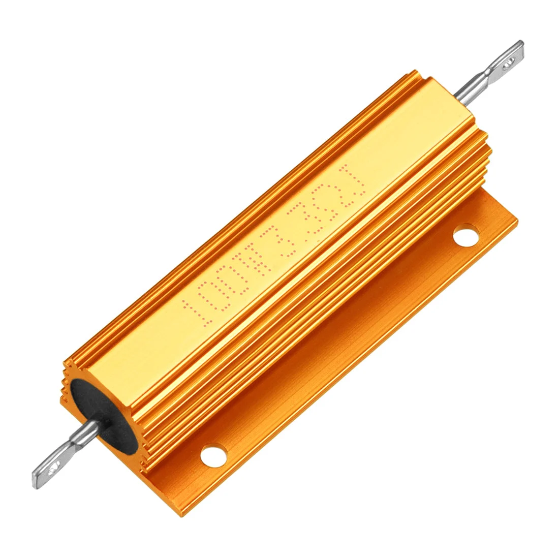 Aluminum Case Resistor 100W 3.3 R Wirewound Yellow for LED Replacement Converter