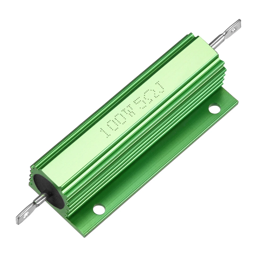 Aluminum Case Resistor 100W 5 Ohm Wirewound Green for LED Replacement Converter