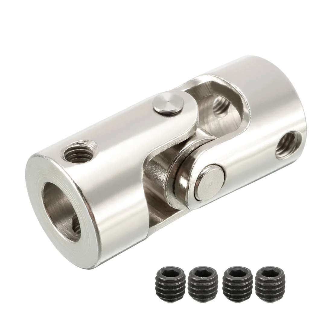 8mm to 10mm Inner Dia Rotatable Universal Steering Shaft U Joint Coupler L35XD16