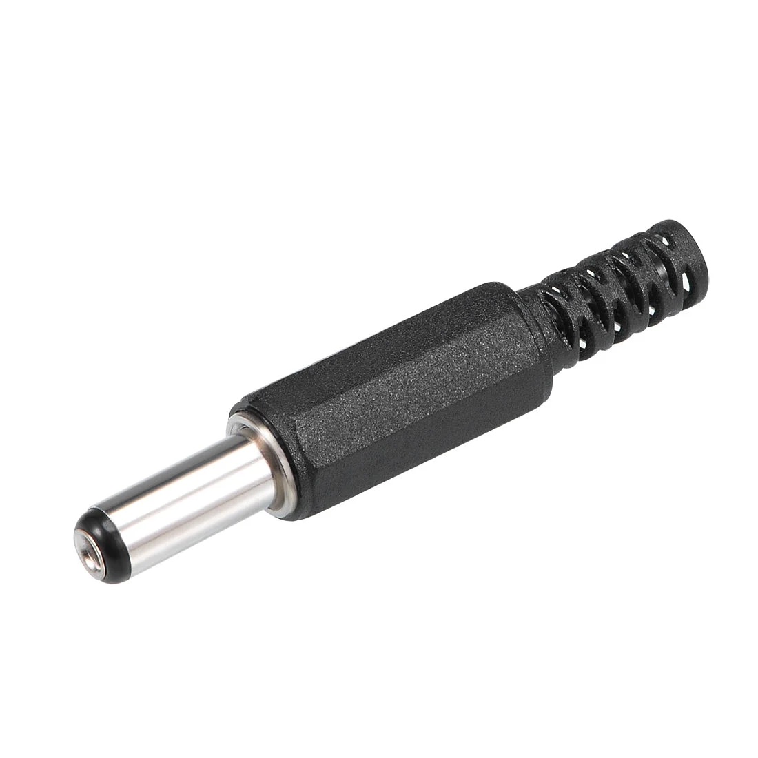 20Pcs DC Male Connector 5.5mm x 2.5mm x 14mm Power Cable Jack Adapter Black