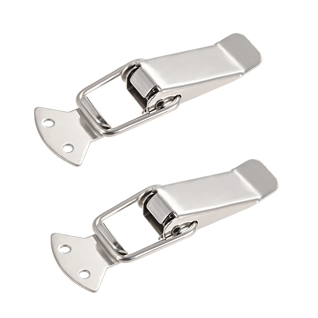 Iron Spring Loaded Toggle Case Box Chest Trunk Latch Catches Clamp Hasps 2 pcs, 110mm Overall Length