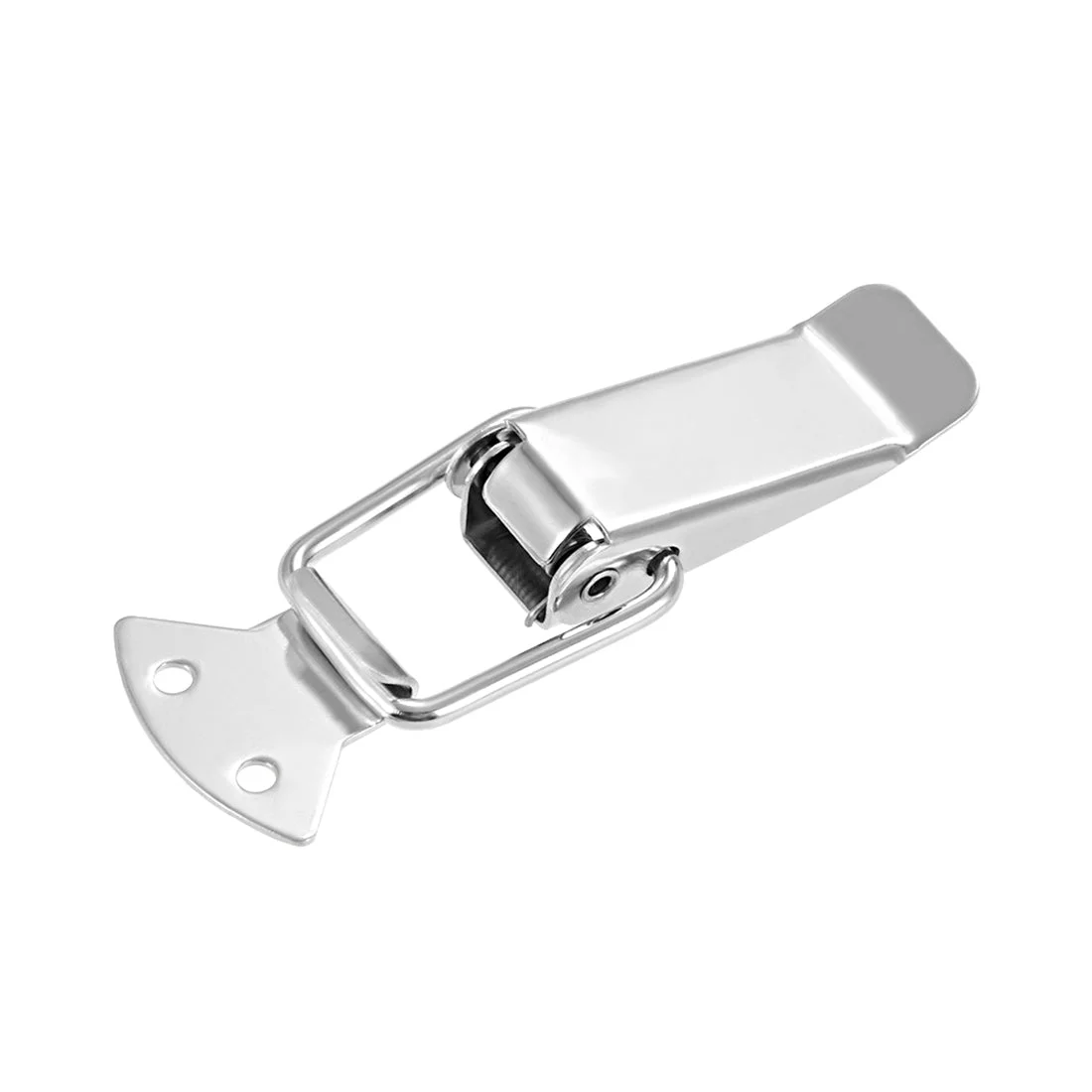 304 Stainless Steel Spring Loaded Toggle Case Box Chest Trunk Latch Catches Clamp Hasps, 110mm Overall Long
