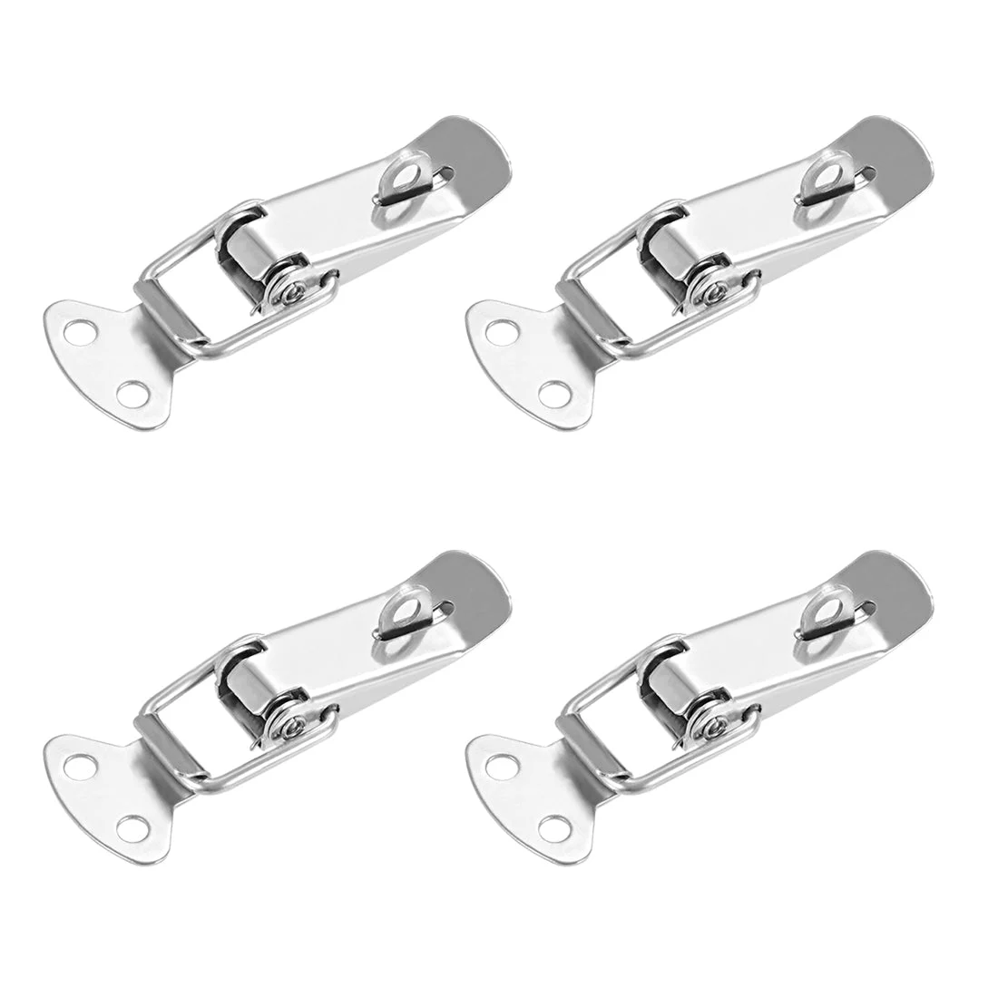 304 Stainless Steel Spring Loaded Toggle Latch Catch Grip 72mm, 4 pcs