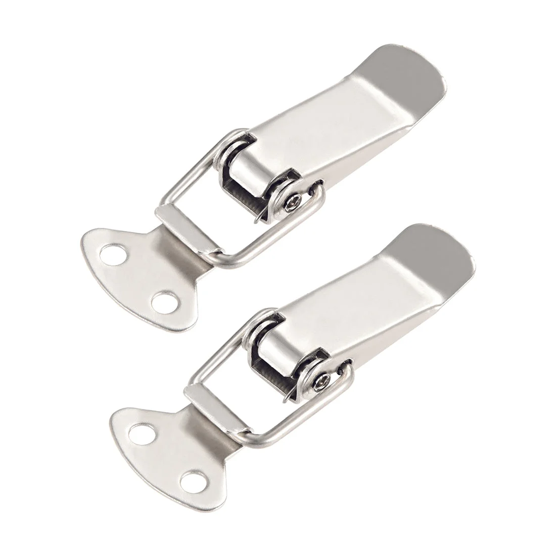 Iron Spring Loaded Toggle Case Box Chest Trunk Latch Catches Clamp Hasps 2 pcs, 72mm Total Length
