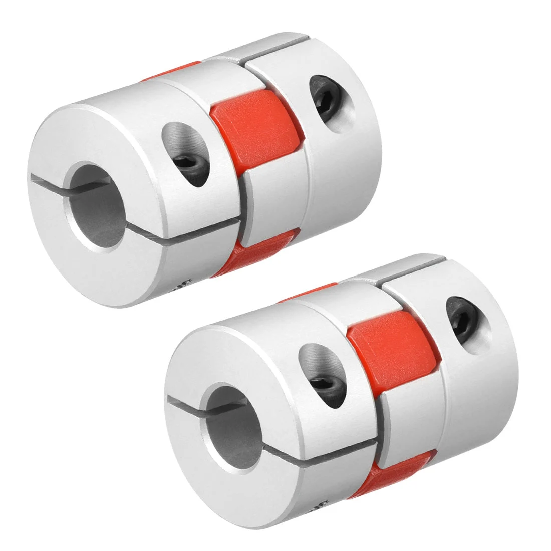 2pcs Shaft Coupling 11mm to 11mm Bore L35xD25 Flexible Coupler Joint for Motor