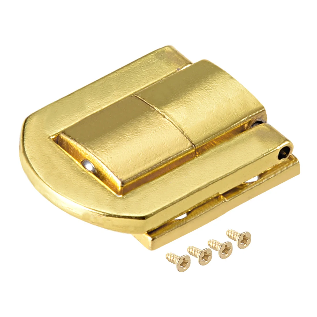 Toggle Latch, 25mm Retro Style Golden Decorative Hasp Jewelry Box Catch w Screws 2 pcs