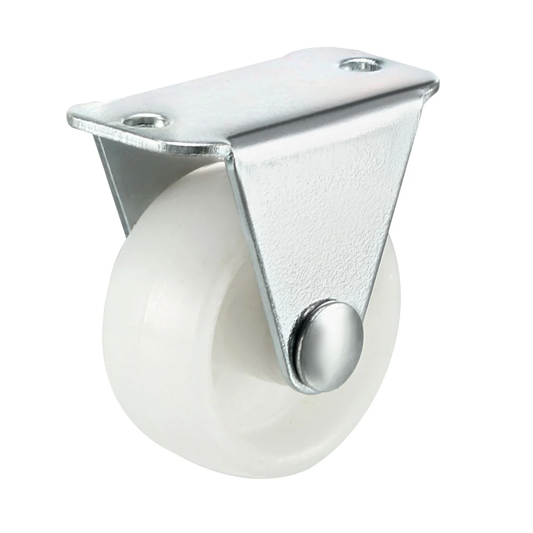 Fixed Caster Wheels 1.2 Inch PP Top Plate Mounted Caster Wheel , 22lb Capacity Each , 8 Pcs