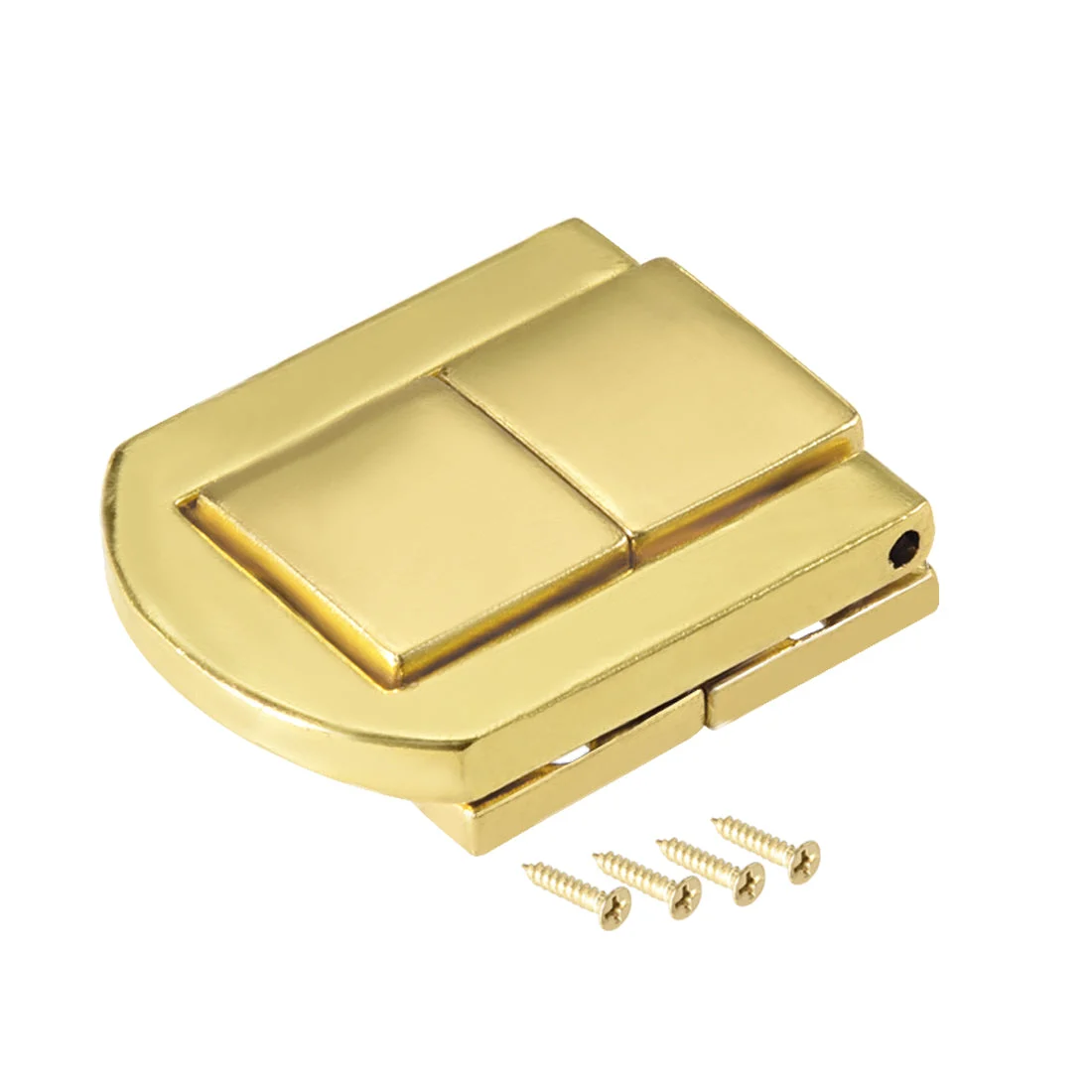 Toggle Latch, 31mm Retro Style Golden Decorative Hasp Jewelry Suitcase Box Catch w Screws 4 pcs