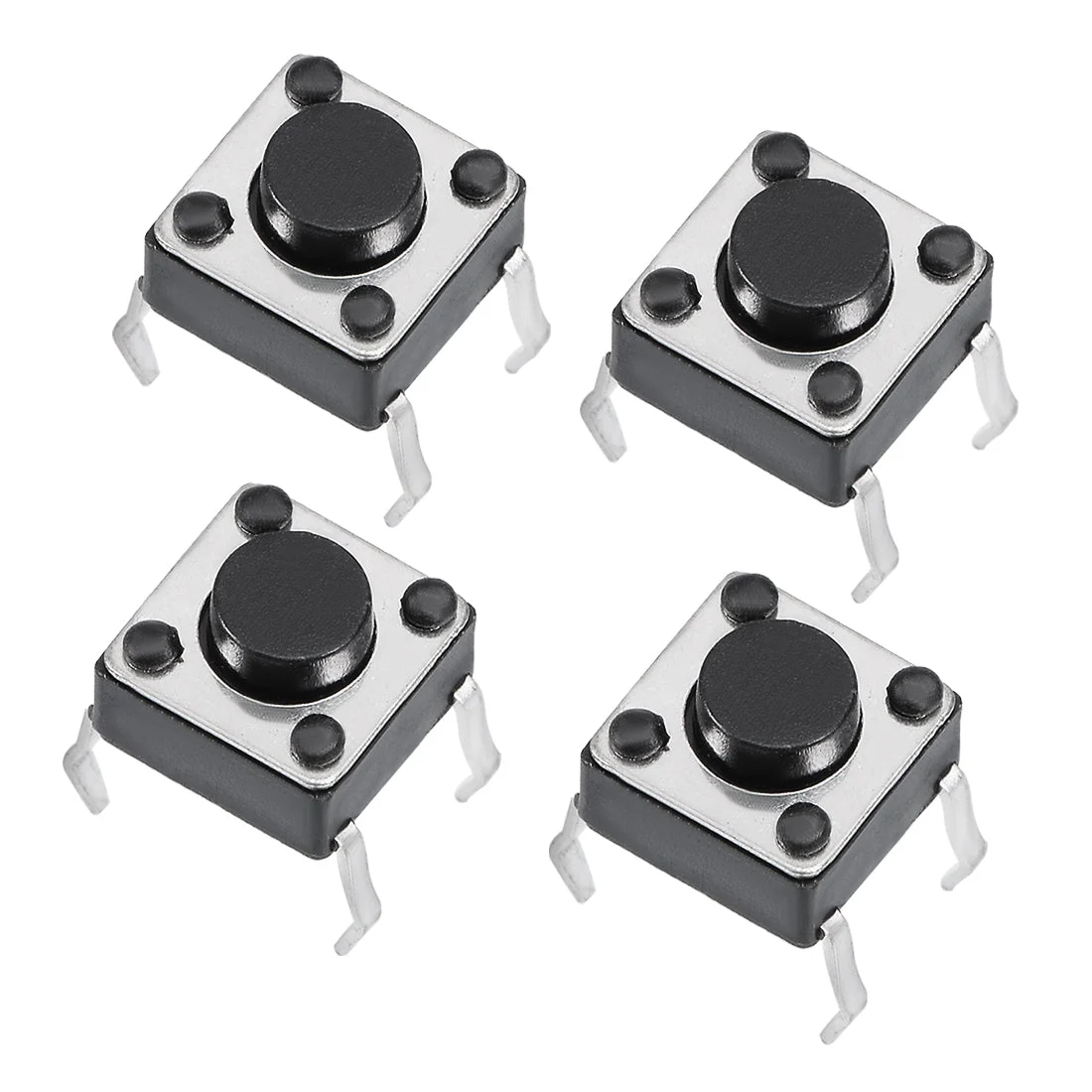 6x6x4.3mm Panel Mini/Micro/Small PCB Momentary Tactile Tact Push Button Switch DIP 4PCS