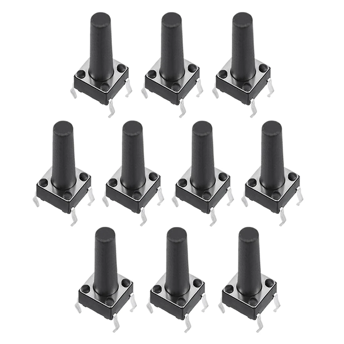 6x6x16mm Panel Mini/Micro/Small PCB Momentary Tactile Tact Push Button Switch DIP 10PCS