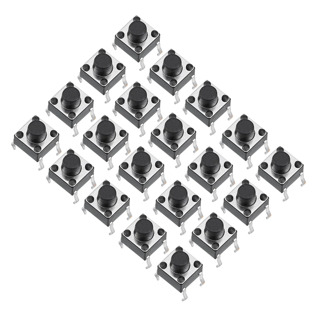 6x6x6mm Panel Mini/Micro/Small PCB  Moment Tact Push Button Switch DIP 20PCS