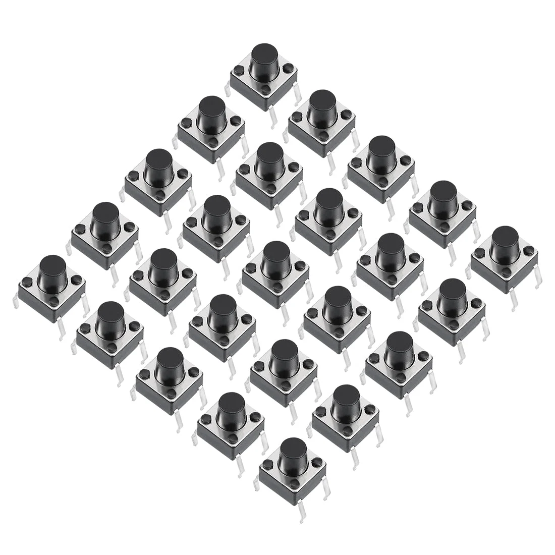 6x6x7mm Panel Mini/Micro/Small PCB Momentary Tactile Tact Push Button Switch DIP 25PCS