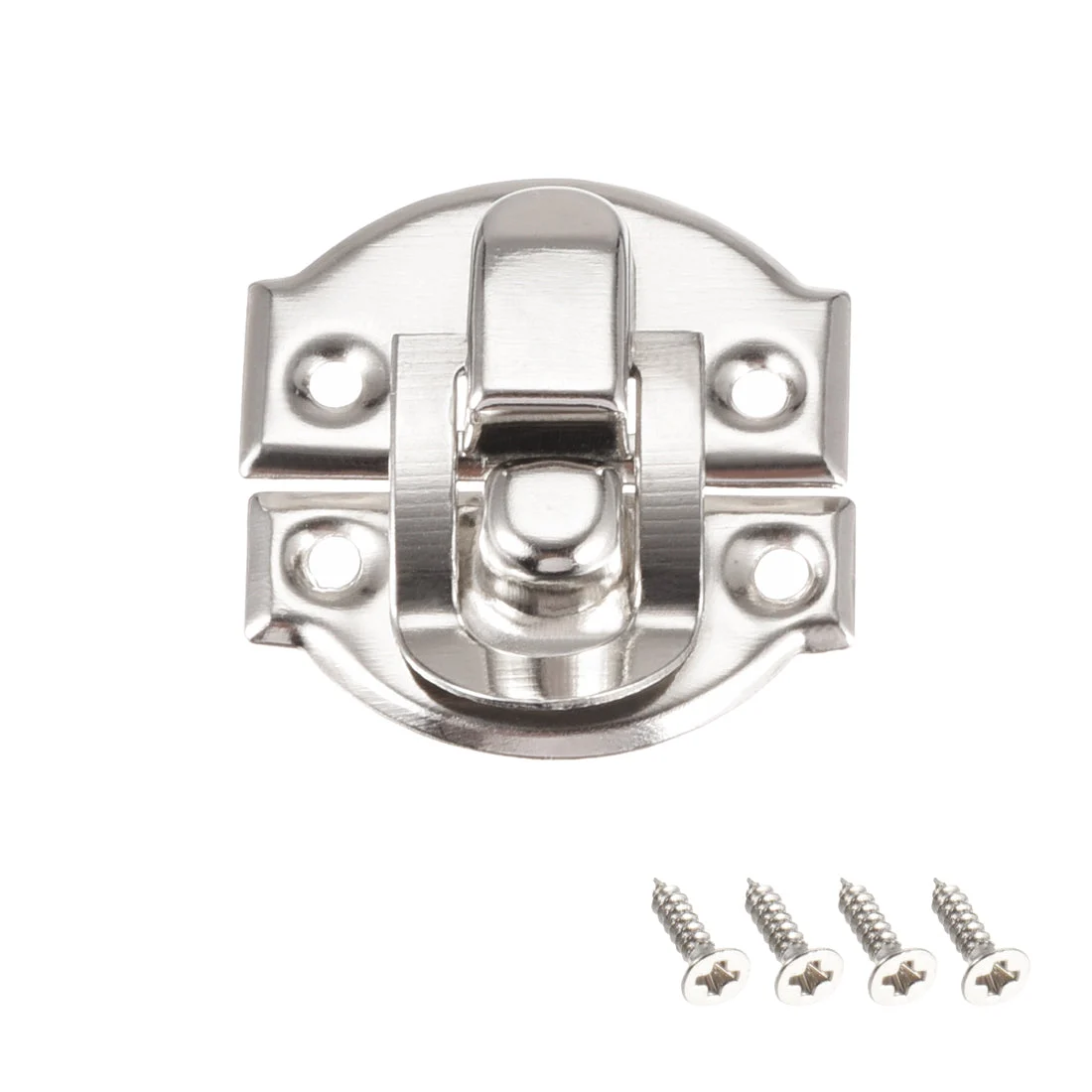 Box Latch Small Size Silver Tone Decorative Hasp Jewelry cases Catch 50pcs