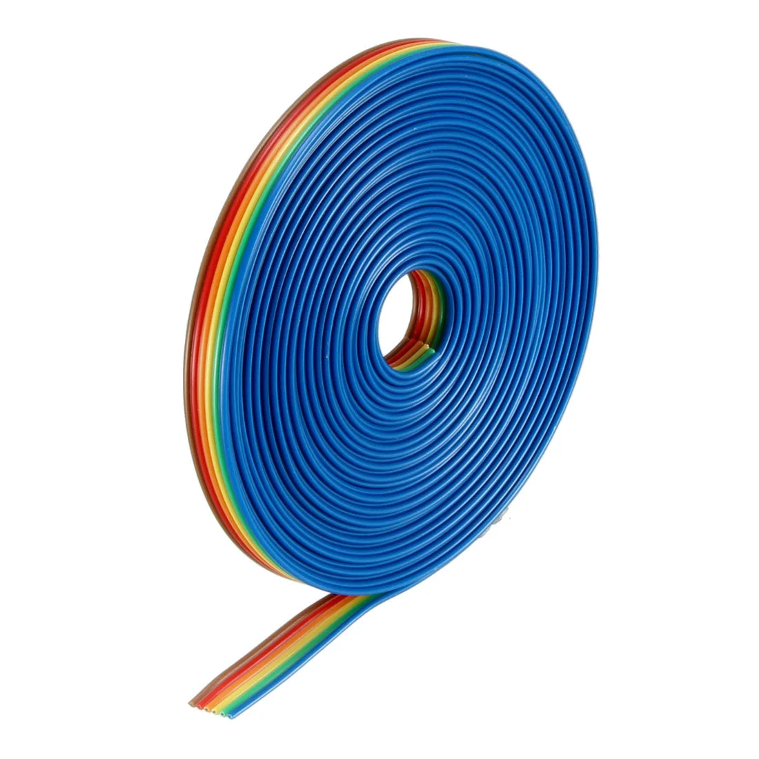 Flat Ribbon Cable 6P Rainbow IDC Wire 1.27mm Pitch 5m Long