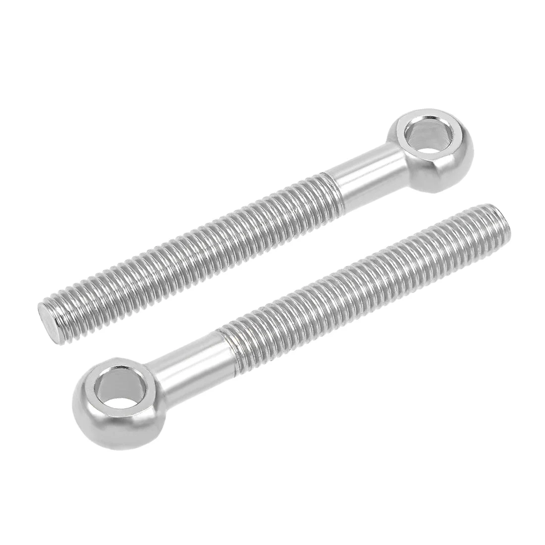 M10 x 80mm 304 Stainless Steel Machine Shoulder Lift Eye Bolt Rigging 10pcs