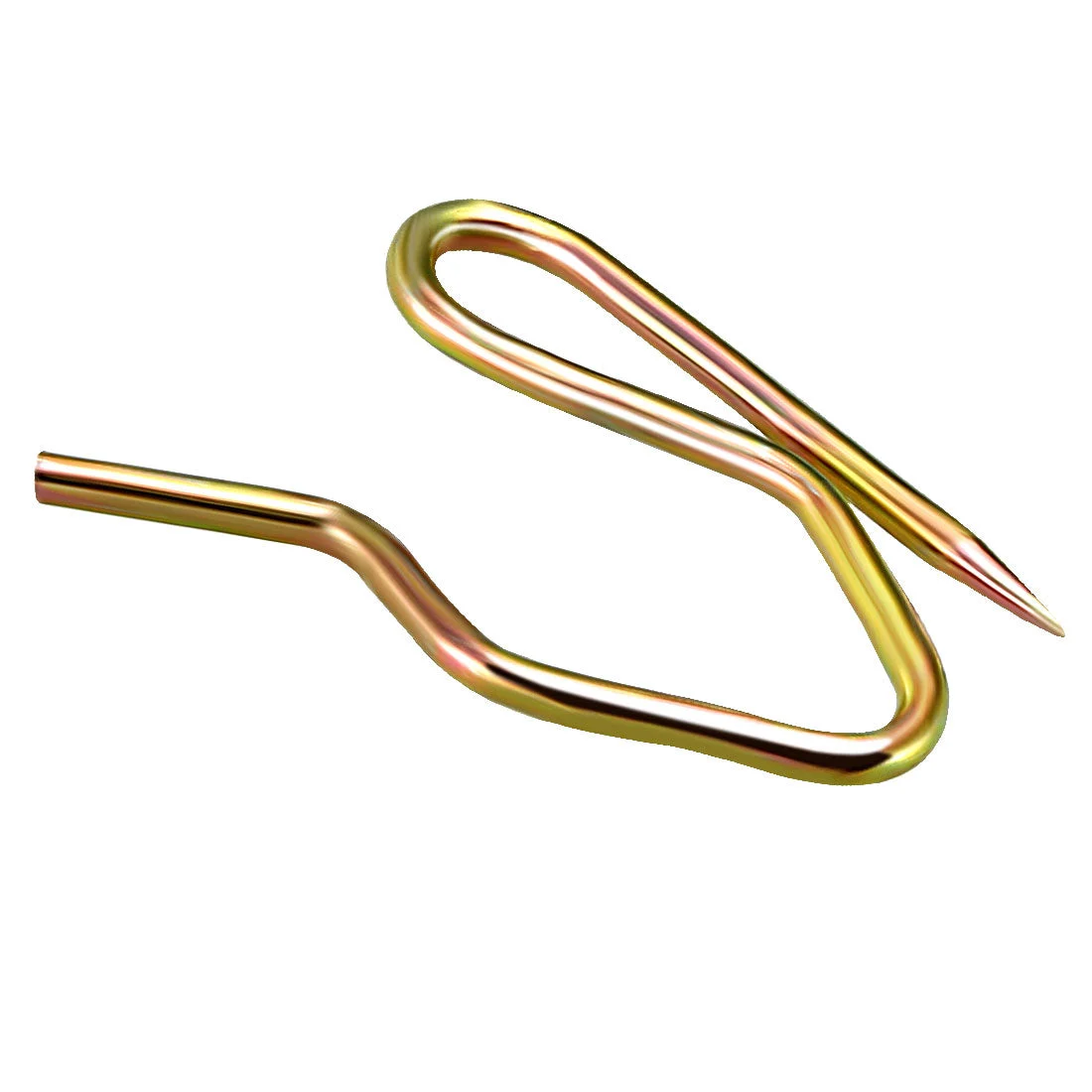 Curtain Hooks Metal Pin-On Drapery Hooks Bronze Tone 1 Inch Length for Window Curtain, Door Curtain and Shower Curtain 30 Pcs