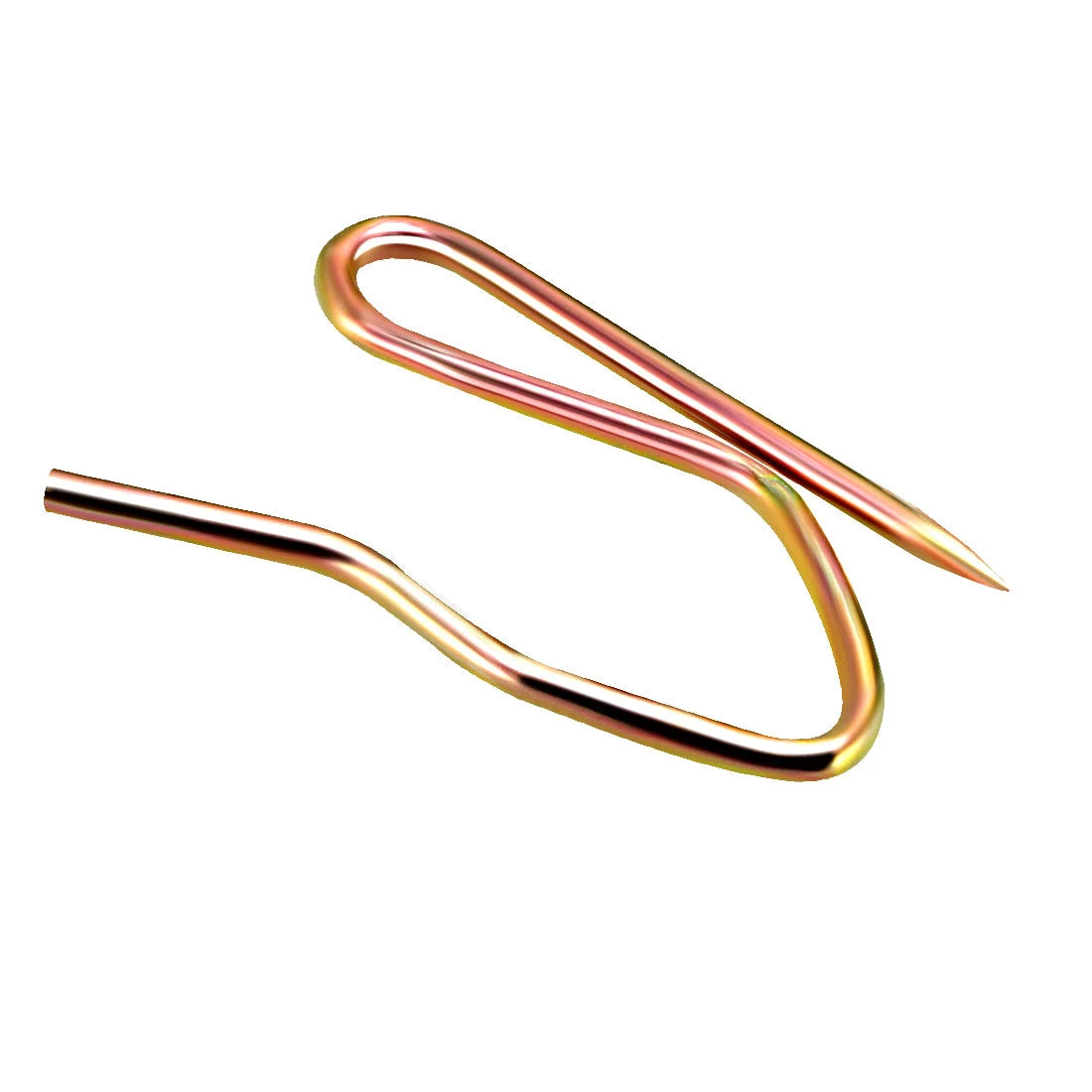 Curtain Hooks Metal Pin-On Drapery Hooks for Window Curtain, Door Curtain and Shower Curtain Bronze Tone 10 Pcs