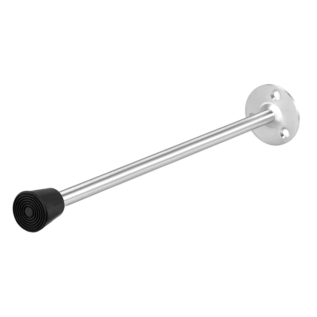 Door Stopper Stop Bumper Wall Protector Sound Dampening Wall Mount w Rubber Tip 250mm Long