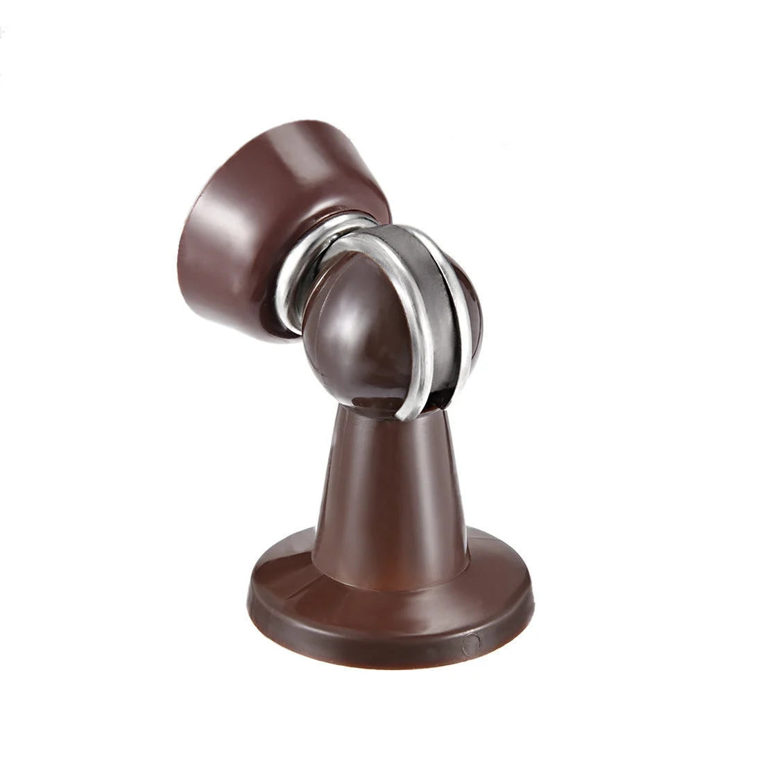 Plastic Door Magnetic Catch Holder Stopper With Hidden Screw Mounts Brown