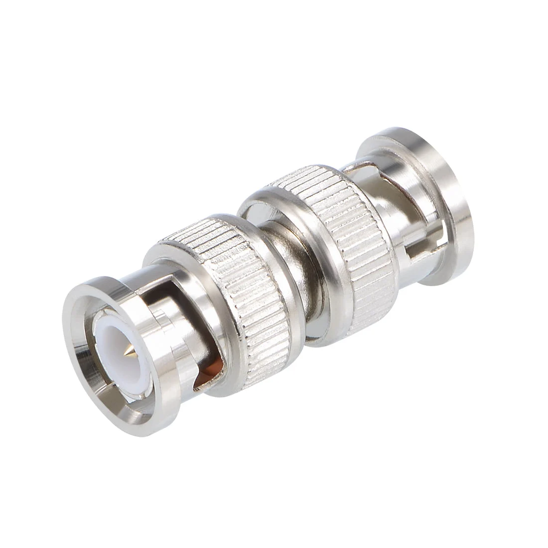 Alloy BNC Male to Male Jack RF Coaxial Adapter Connector Video