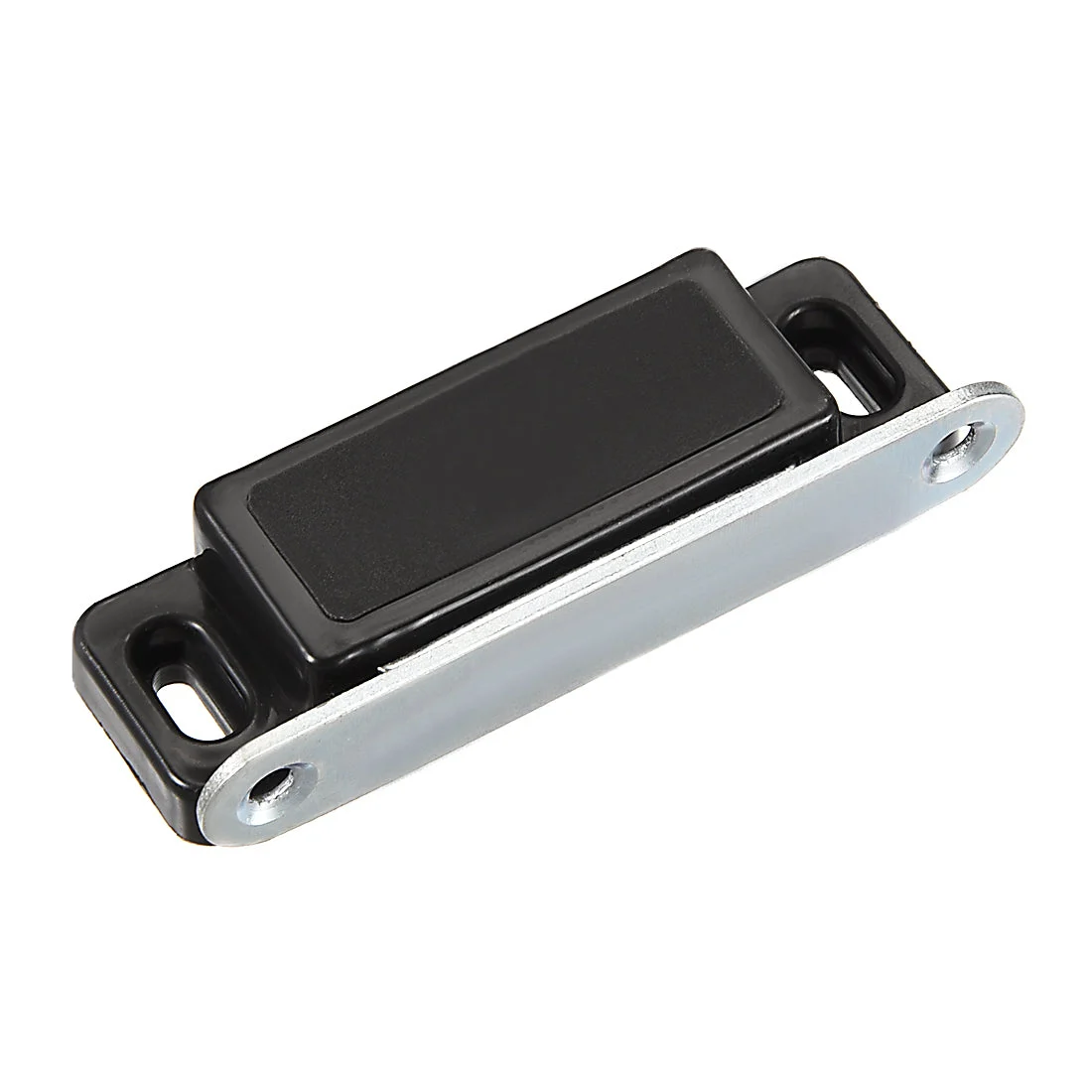 Door Cabinet Magnetic Catch, Magnet Latch Closure ABS Black 73mm Length