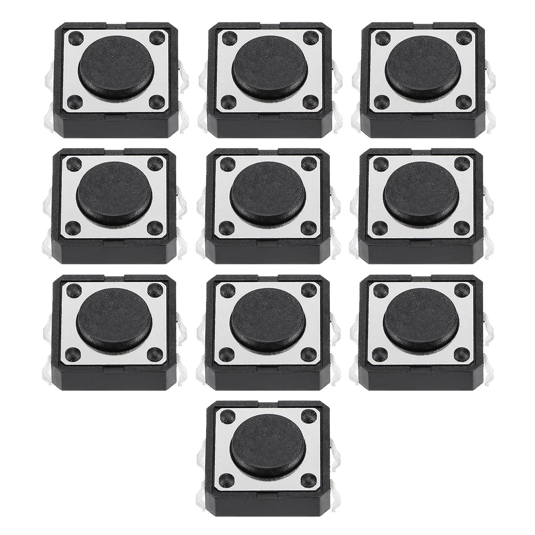 12x12x4.3mm Panel Mini/Micro/Small PCB Momentary Tactile Tact Push Button Switch DIP 10PCS
