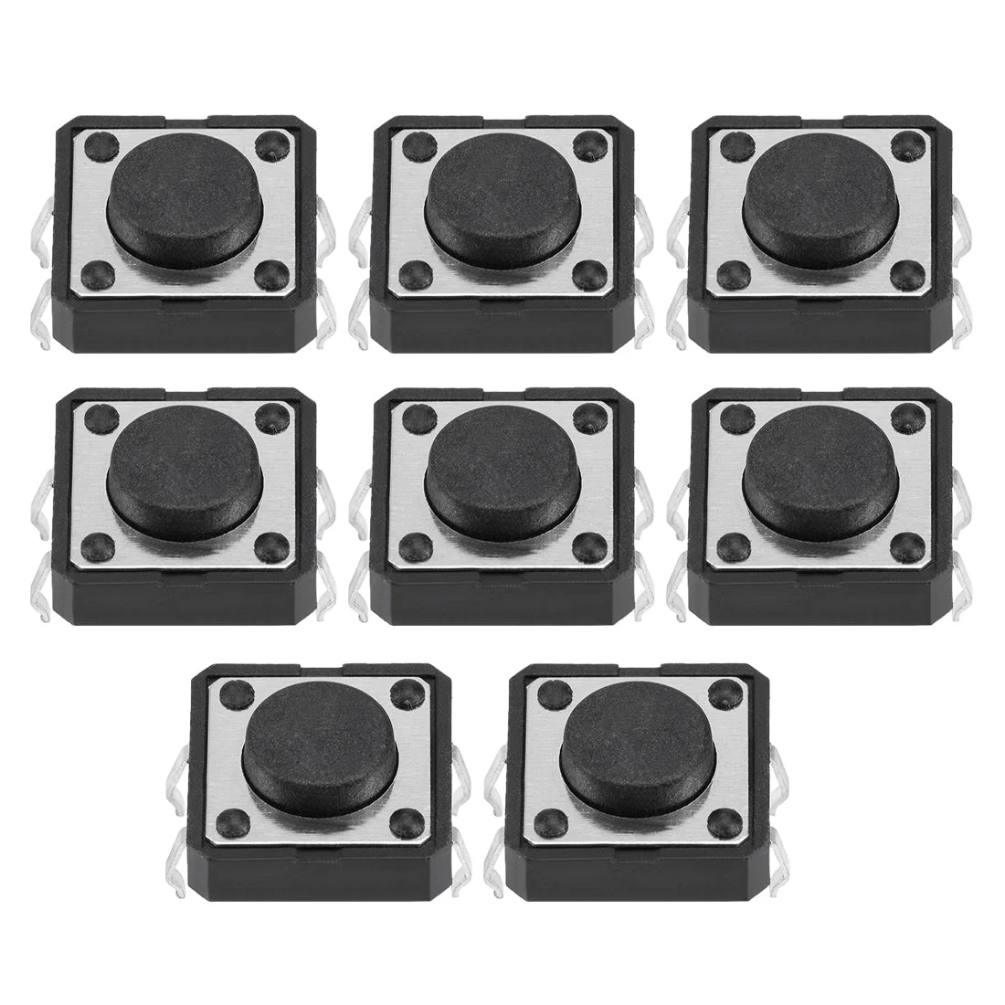 12x12x5mm Panel Mini/Micro/Small PCB Momentary Tactile Tact Push Button Switch DIP 8PCS