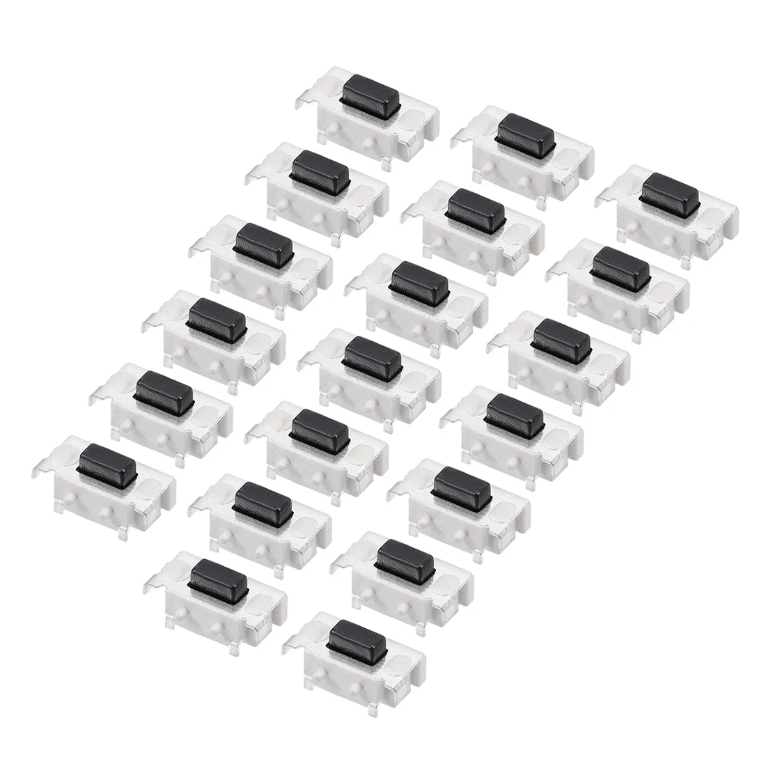 3x6x3.5mm Panel PCB Momentary Tactile Tact Push Button Switch 2 Terminals 20 Pcs