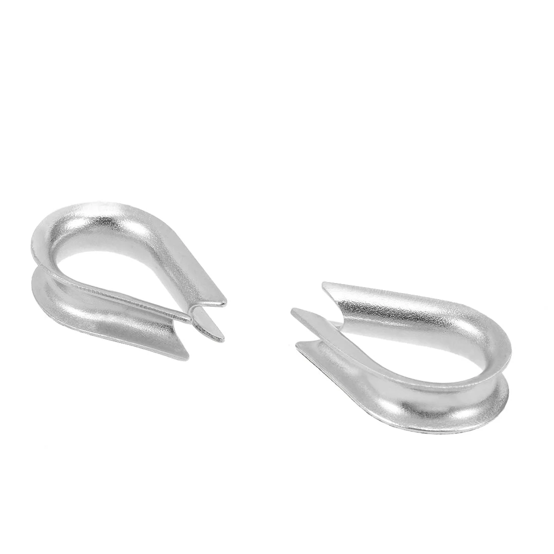 5 Pcs M3 Stainless Steel 3/32"-1/8" Wire Rope Cable Thimbles Rigging