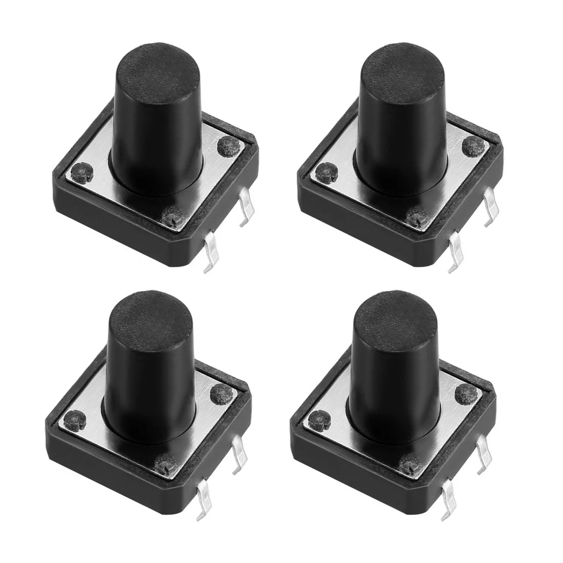 12x12x13mm Panel Momentary 4-Pin PCB DIP Tactile Tact Push Button Switch 13PCS