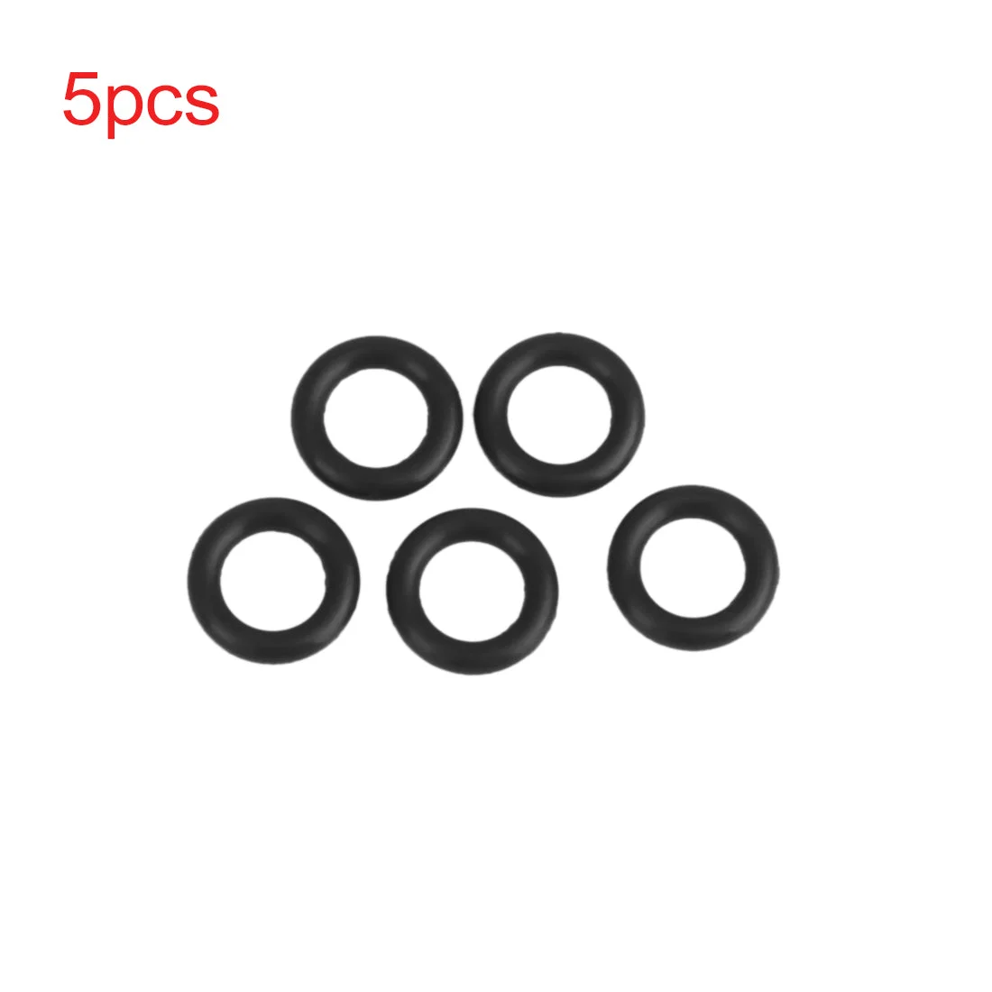 5pcs AS568A Black FKM75 Rubber O-Ring Washer Sealing Gasket for Car 5.3x1.8mm