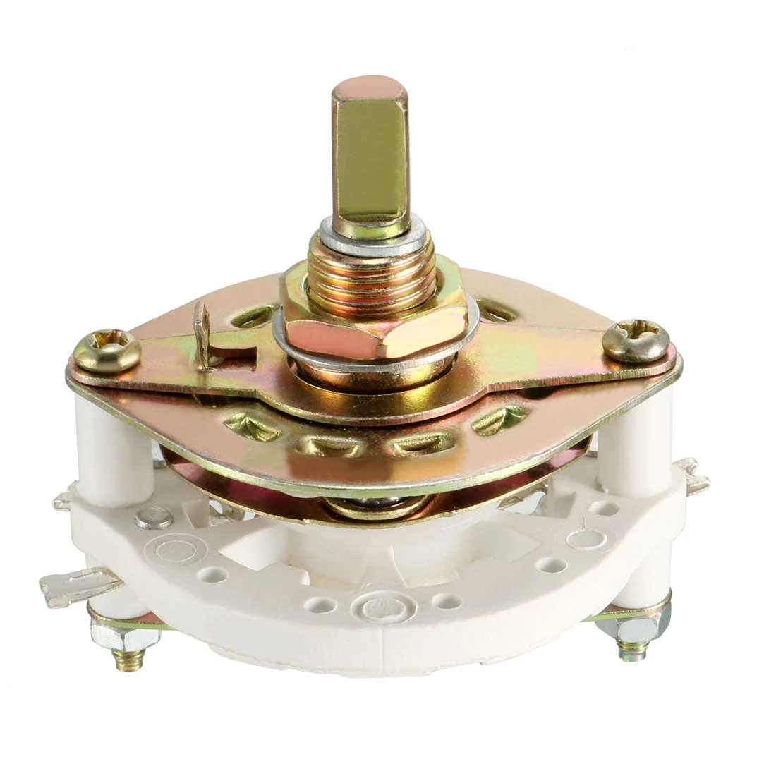 1P6T 1 Pole 6 Position Selectable Single Deck Band Channel Rotary Switch Selector