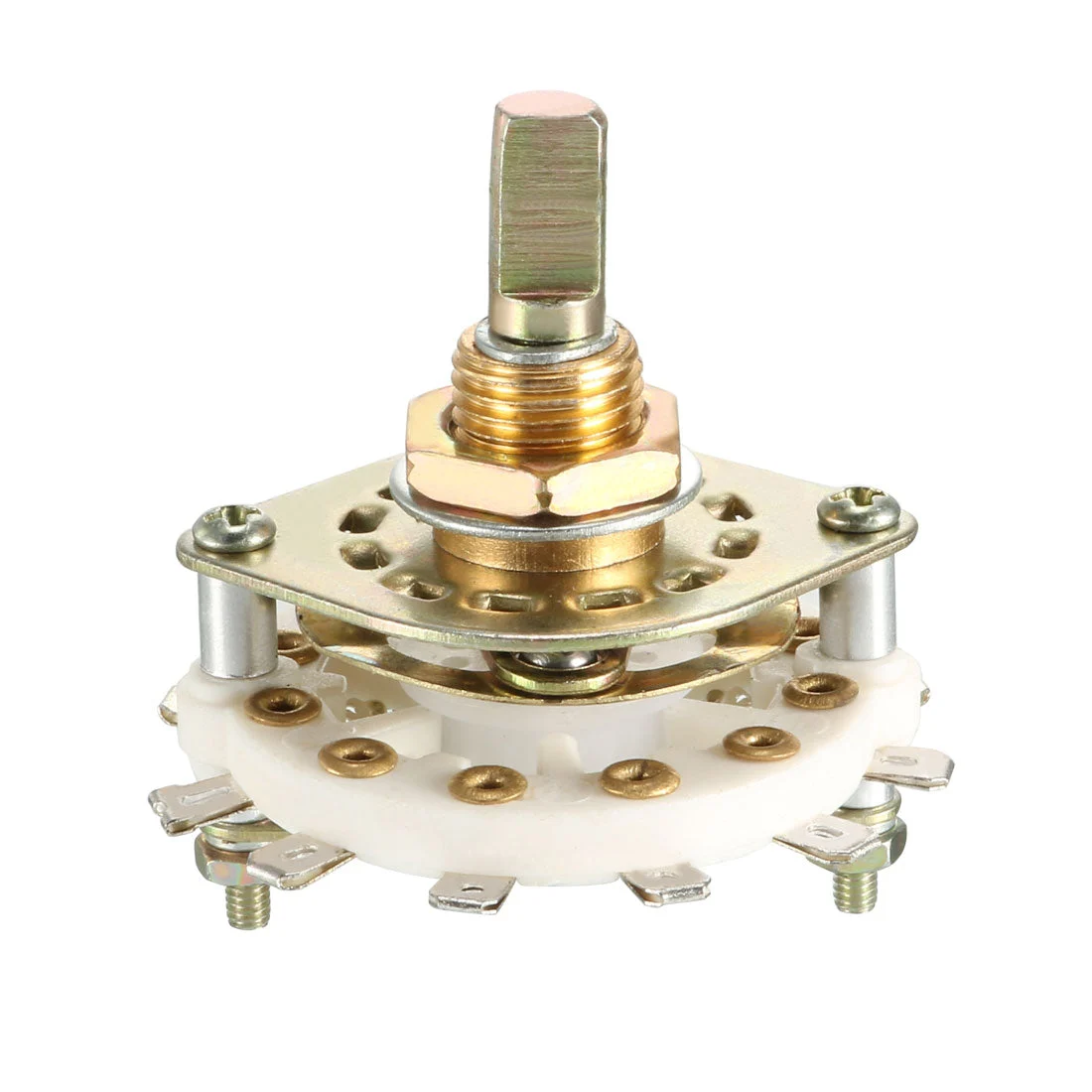 12Pin 1P11T 1Pole 11Position Selectable Single Deck Band Selector Rotary Switch