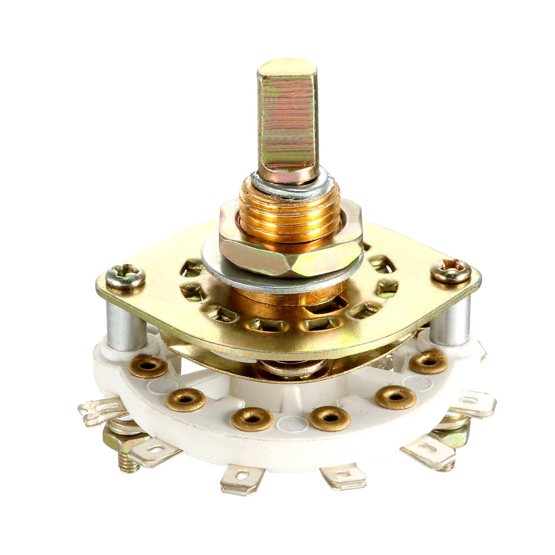 1P7T 1Pole 7Position Selectable Single Deck Band Selector Rotary Switch 1PCS