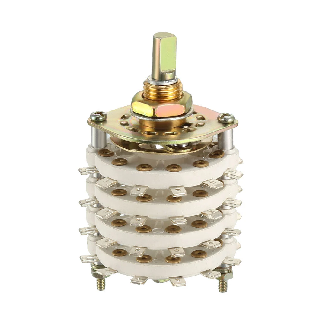 4P11T 4 Pole 11 Throw 4 Deck Band Channel Rotary Switch Selector