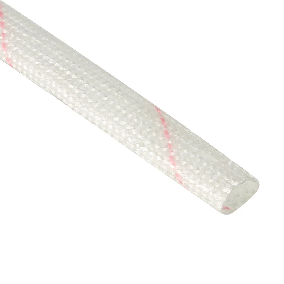 Fiberglass Sleeve 8mm I.D. PVC Insulation Tubing 1500V Tube Adjustable Sleeving Pipe 125 Degree Centigrade Cable Wrap Wire 880mm 3.28ft White and Red